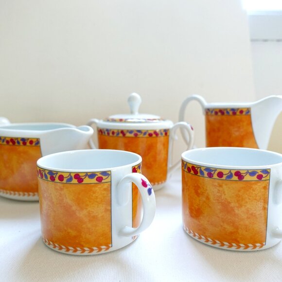 Elegant Vista Alegre Portugal Tea Set - 5 Pieces - Picture 1 of 16